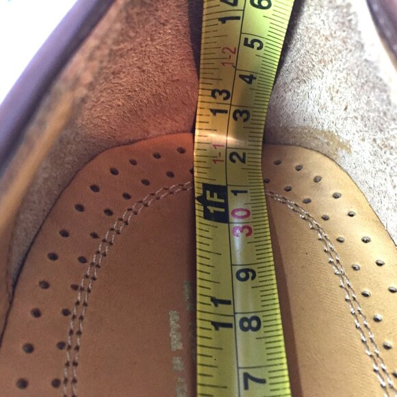 Handmade Italian Mens Brown Leather Loafers Tassel 15EEE DiMitri - Picture 13 of 14